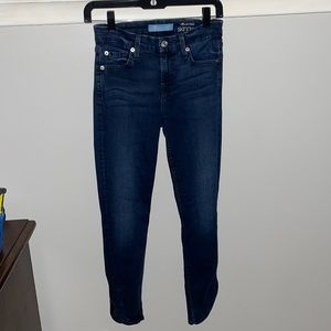 7 For All Mankind bl(air) denim ankle skinny